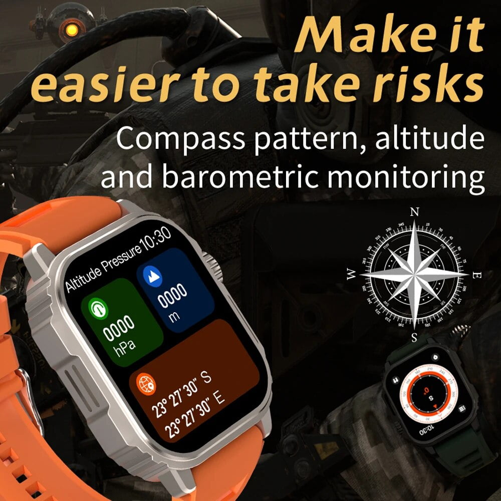 AMOLED Screen Smart Watch 485 520 HD Pixel Compass GPS Motion Track Fitness Watch AI Voice Bluetooth Call Smart Watch Men Women Black net 8