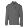 thumbnail image 2 of Men's Cutter & Buck Steel Oregon State Beavers Big & Tall Traverse Stretch Quarter-Zip Pullover Top, 2 of 3