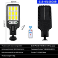 thumbnail image 3 of 2Pcs Bright Solar Outdoor Motion Sensor Lights, 108 COB LED 3 Lighting Modes Waterproof Safety Lights for Porches Gardens Yard Paths Deck Fences, 3 of 11
