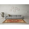 thumbnail image 3 of Ahgly Company Indoor Round Persian Brown Traditional Area Rugs, 8' Round, 3 of 4