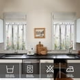 thumbnail image 4 of Fresh Flowers and Butterflies4(1) Kitchen Curtain Valance 3 Piece Home Curtains and Valance Set Curtain Sink Window Decor Window Treatment Tier 27.5x36 Length, 4 of 6