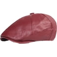 thumbnail image 7 of CoCopeaunts Newsboy Hats for Women Men Retro Adult Red Berets Cabbie Hat Leather Ivy Cap Autumn Winter Driver Caps Newsboy Cap, 7 of 7