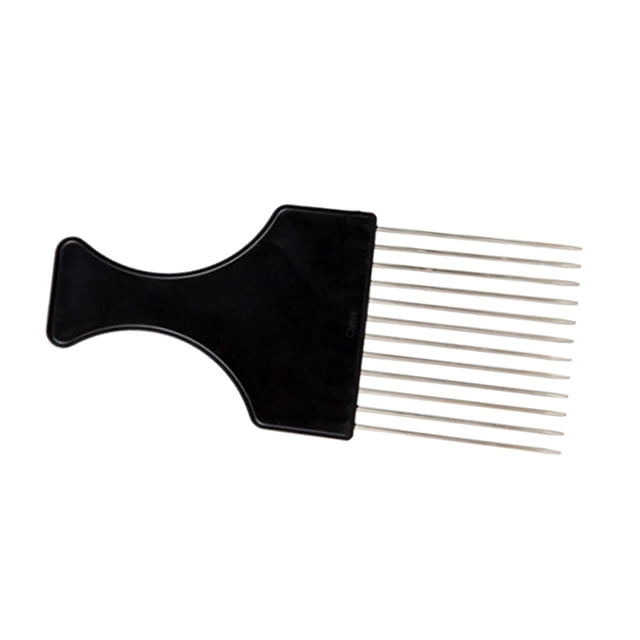Pinza de pelo Afro Americano para peineta, herramienta de peluquería, peluca, , pelo cio, peinado para el cabello, para doméstico - Sunnimix Peine de la selección del pelo