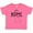 Hot Pink, variant on It's Home- State of Idaho Outline Boys or Girls Baby T-Shirt