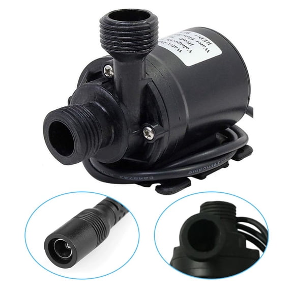 Kairuite DC 12V 24V Hot Water Circulation Brushless Submersible Pump for Fish Tank Pond