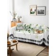 thumbnail image 3 of Green Eucalyptus Leaves Couch Cover for Dogs, Modern Art Farmhouse Plaid Washable Sofa Covers Slipcover for Pets Dogs Futon Cover, Couch Recliner Covers, Oversized Chair Slipcover 71"x91", 3 of 9