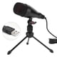 thumbnail image 3 of Micrófono de escritorio USB Universal Mini estudio micrófono de voz soporte micrófono para PC portátil, 3 of 8