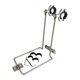 thumbnail image 3 of Portaequipajes trasero para bicicleta de acero inoxidable, práctico y resistente. Soporte del manillar A, 3 of 8