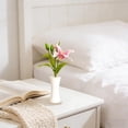 thumbnail image 6 of Artificial Pink Lily Flower Lamp, LED Decorative Light with White Vase, Battery Powered for Bedroom Living Room, Gifts for Women Mom Grandma Girlfriend on Birthday Christmas Valentines Mothers Day, 6 of 13