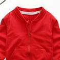 thumbnail image 5 of HCNTES Baby Girl Clothes Fall Winter Outfits Long Sleeve Sweatsuit Checkboard Sweatshirt and Pants Toddler Clothing(12-18 Months,S1603-Red), 5 of 5