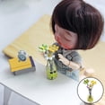 thumbnail image 4 of 1/12 Dollhouse Miniature Accessory Mini Daisy Flower Bottles Model Vase DIY, 4 of 10