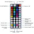 thumbnail image 3 of 50ft Led Strip Light, CNSUNWAY 15m 450LEDs 5050 RGB Led Rope Kit with 44 Keys RF Remote Controller Flexible Color Changing Tape Light 24V Power Supply for Kitchen Bedroom Bar DIY Decoration Party, 3 of 5