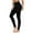Black, variant on Womens Pants Clearance Clothes under $5,Women's Solid Color Yoga Exercise Leggings Yoga Casual Pants Leggings Army Green S
