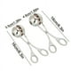thumbnail image 2 of 1pc/2pcs Meatball Clip, Stainless Steel Non-stick Pot Meatball Maker, Meatball Making Tool Clip, Novice Non-stick Stopper Meatball Spoon, Cooking Spoon, Stainless Steel Kitchen Accessories, 2 of 4