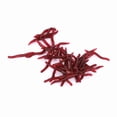 thumbnail image 1 of Soft Insects False Earthworm Sea Bait Bloodworm Lures Artificial Baits Reusable Environmental Material Life Like Swimming Actions 50pcs Red Fishing Bait Pack for Carp Bass, 1 of 7