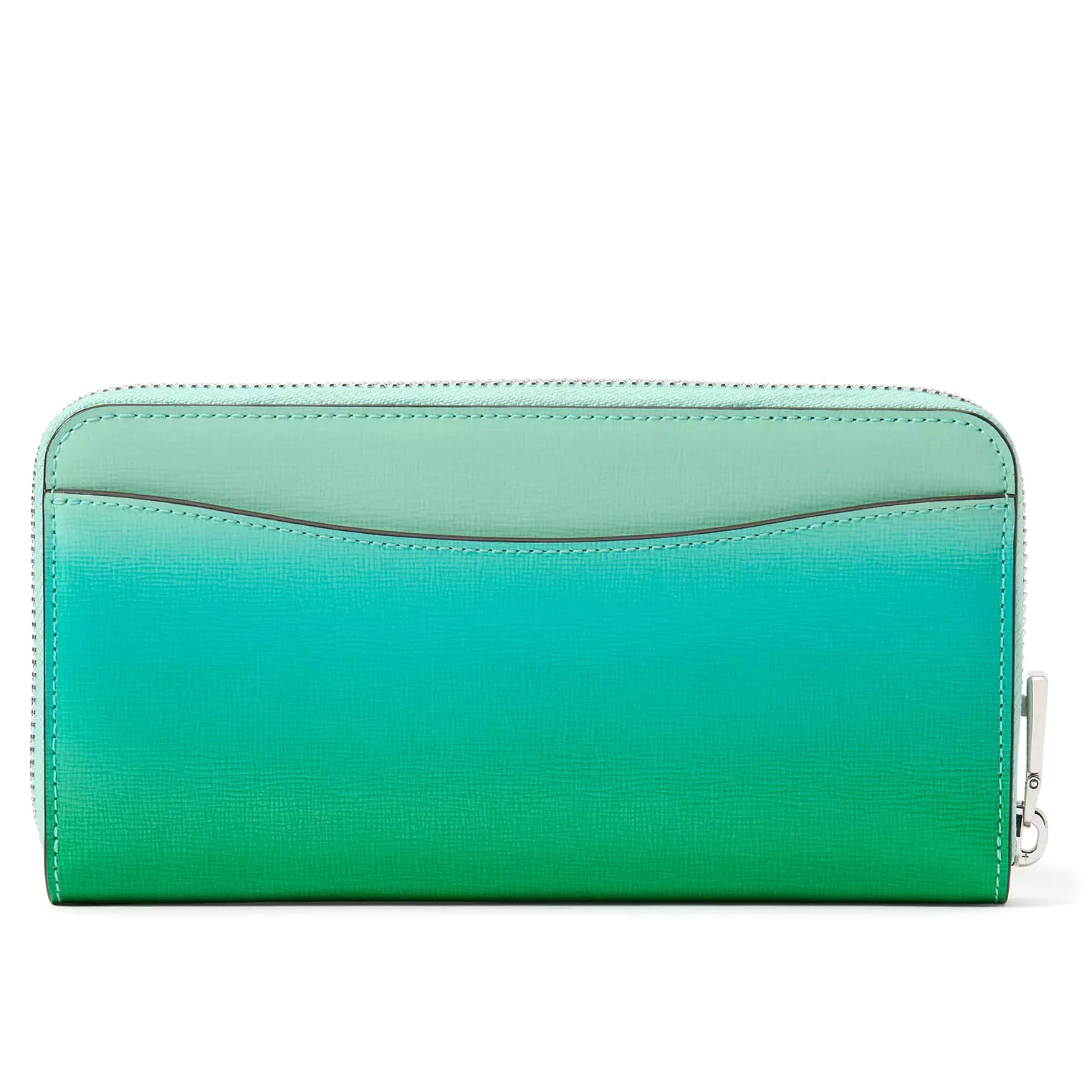 Kate Spade New York Women's Morgan Ombre Zip Around Continental Wallet (Mint)