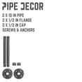 thumbnail image 3 of 1/2 In X 10 In  Shelf Bracket Kit, 2 Pack, 3 of 10