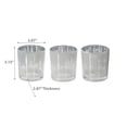 thumbnail image 2 of Glass Tealight Holders Forest Winter - Set of 3, 2 of 3