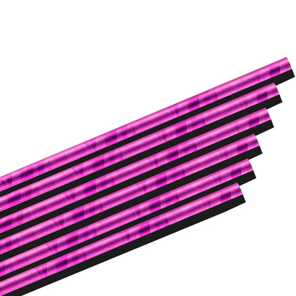 Wakauto PVC air Conditioner Outlet Decoration Strip, 50PCS Air Conditioner Vent Outlet Trim Decoration Strip Car Accessories (Rosy)