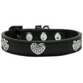 thumbnail image 4 of Dog, Puppy  Pet Widget Fashion Collar, "Clear Crystal Heart", 4 of 8