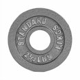 thumbnail image 1 of CAP Barbell 2-Inch Olympic Cast Iron Weight Plate, Grey, 2.5 lb, 1 of 4
