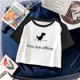 thumbnail image 4 of Nuevas camisetas de manga corta sexis de estilo Harajuku para mujer, camisetas ajustadas con corte entallado, camisetas con estampado de dinosaurios de dibujos animados Kawaii, 4 of 5