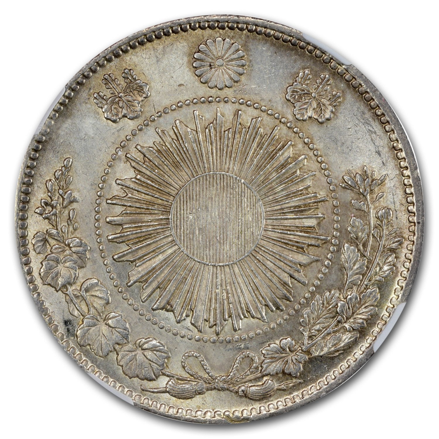 1870 (M3) Japan Silver 1 Yen -Meiji Era Type 3 MS-63 NGC 1870 (M3) Japan Silver 1 Yen -Meiji Era Type 3 MS-63 NGC