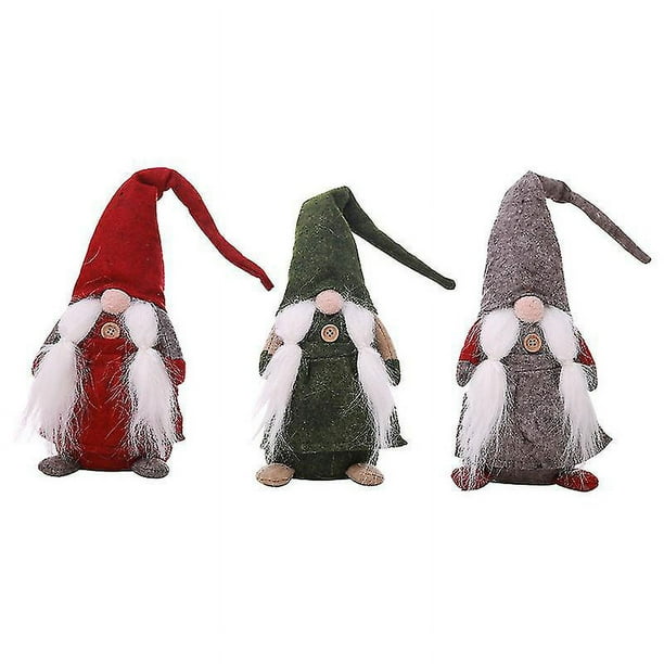 Navidad sin rostro anciano adornos navideños muñeca decoración navideña accesorio de decoración del hogar