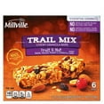 thumbnail image 2 of Millville Fruit and Nut Trail Mix Chewy Granola Bars, 6 count, 2 of 2