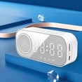 thumbnail image 1 of Reloj despertador Altavoz Bluetooth Columna portátil impermeable de alta potencia para PC Altavoces de computadora Caja de subwoofer Centro de música FM, 1 of 6