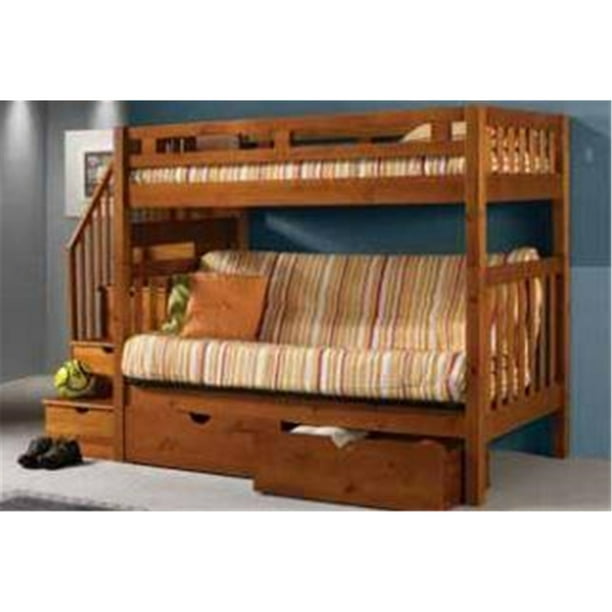 Donco Kids Tall Mission Bunk Bed Color, Tall Twin Bed Frame With Storage