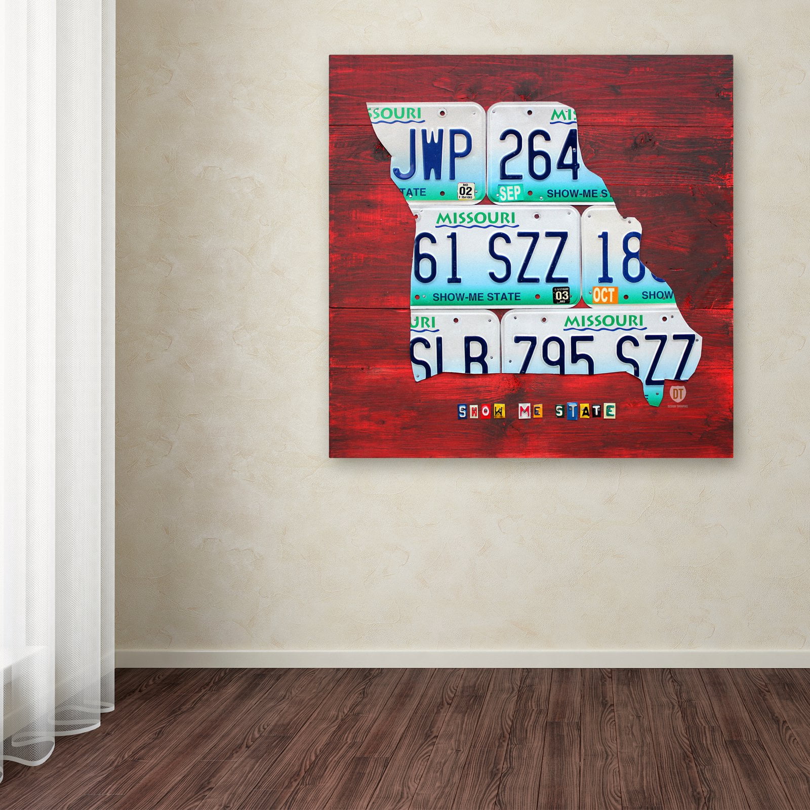 Trademark Fine Art 'Missouri' Canvas Art by Design Turnpike