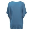 thumbnail image 3 of Made by Johnny Women's Kimono Style Short Sleeve Dolman Cardigan XXXL DENIM, 3 of 6