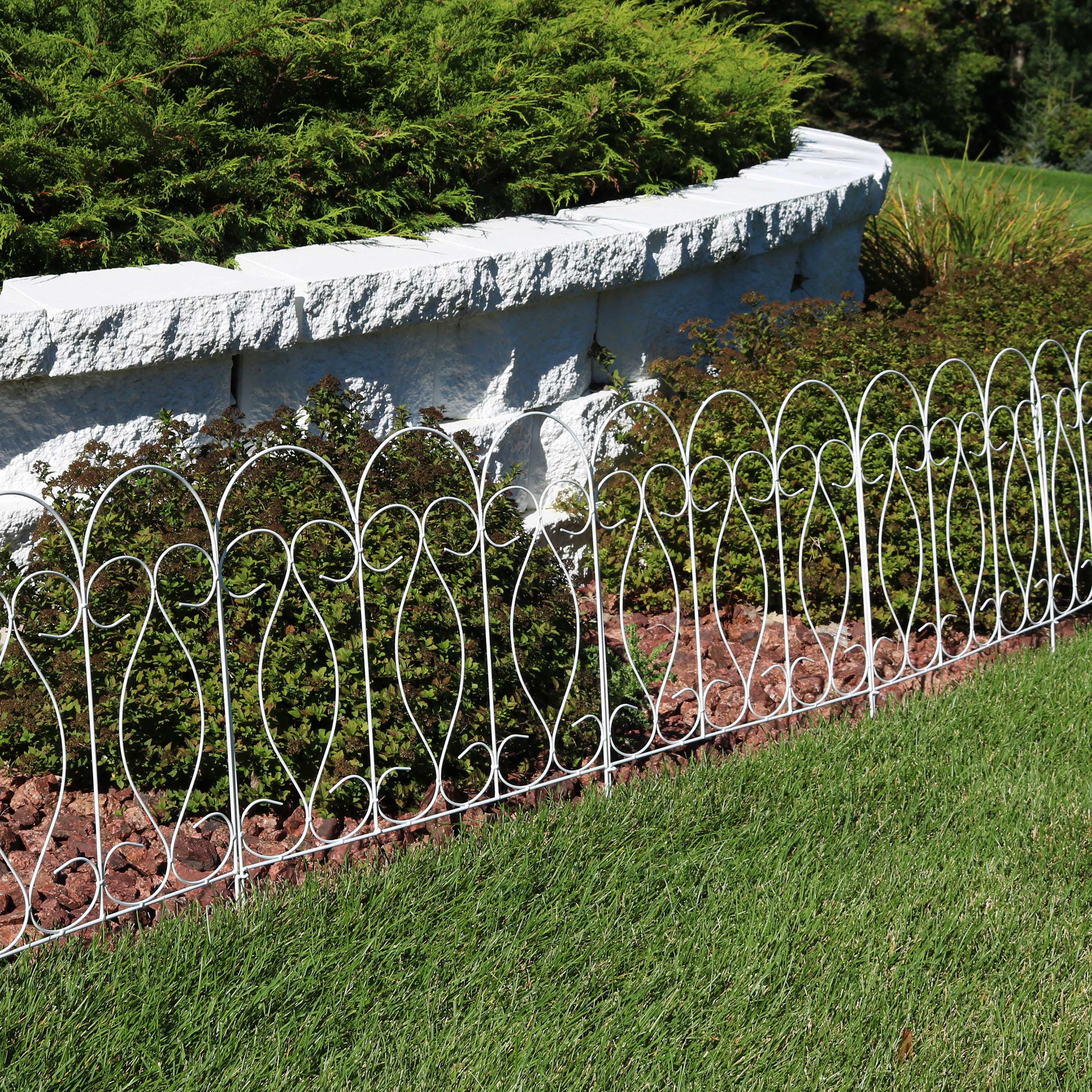 Decorative Metal Garden Fencing 24, Decorative Metal Garden Border Edging