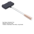 thumbnail image 7 of Tnobhg Long Handle Sandwich Pan Aluminum Alloy Double Pie Cooker Portable Campfire Sandwich Maker Mountain Pie Maker Camping Cookware, 7 of 7