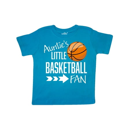 

Inktastic Auntie s Little Basketball Fan Gift Toddler Boy or Toddler Girl T-Shirt