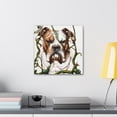 thumbnail image 6 of "American Bulldog Reflection" - Canvas, 6 of 25