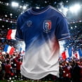 thumbnail image 6 of Men's 2026 France Soccer Jerseys, France National Team Fan International Soccer Jersey, Casual Football Top for Game Day & Watch Party, 6 of 14