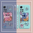 thumbnail image 4 of Case For Redmi Note 12 11 11T 11R 11E 10 9 8 7 7S PRO PLUS 4G 5G Simple Liquid silicone Case Cartoon Lilo & Stitch Angel, 4 of 5