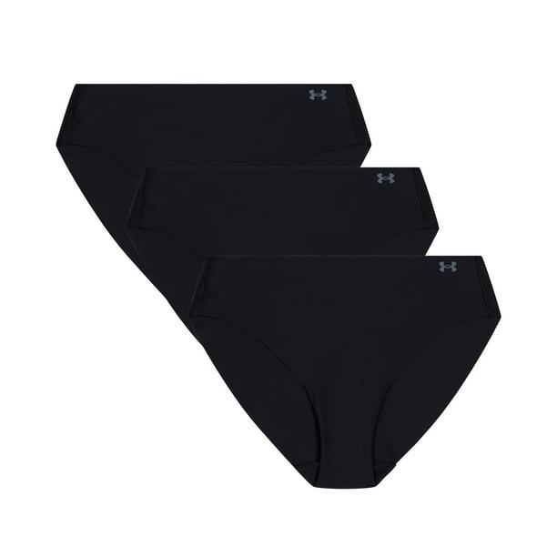 Bikini Under Armour Pure Stretch que no se ve para mujer, paquete de 3