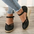 thumbnail image 6 of Mostsola Closed Toe Espadrilles for Women Wedge Sandals High Heels Braided Ankle Strap Dress Shoes, 6 of 7