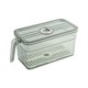 thumbnail image 2 of Caja de almacenamiento para congelador, caja de almacenamiento de alimentos con tapa, caja organizadora para refrigerador, 2 of 8