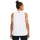 thumbnail image 2 of Camiseta sin mangas Under Armour Tech para mujer, blanco/negro, talla S, 2 of 4