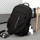 thumbnail image 4 of 14 Inch Student Schoolbag High School Students Large Capacity Simple Backpack Men's High School Backpack Trend, 4 of 5