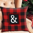 thumbnail image 1 of ¡Compra y Aprovecha las Mejores Ofertas!, Fundas de almohada navideñas Fundas de cojín con estampado de piel de melocotón Fundas de almohada con estampado de cuadros Akmoler, 1 of 3