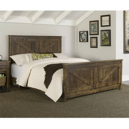 Best Ing Better Homes And Gardens, Better Homes And Gardens Crossmill Queen Bed Weathered Finish