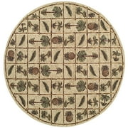 94" Palm Panel Beige