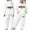 White, variant on Gaexia Toddler Kids Long Sleeve Hoodie and Pants Set Soft Warm Pullover Outfit for Girls and Boys All Season Casual Playwear,Khaki,8-9 Years