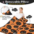 thumbnail image 3 of Halloween Black Pumpkins and Bats Toddler Nap Mats for Kids Preschool,50"x20" Sleeping Mat Bag or Kids,Toddler Sleeping Bag,Toddler Nap Mat or Daycare, 3 of 6
