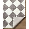 thumbnail image 5 of Hauteloom Achaia Living Room, Bedroom Area Rug - Contemporary - Plush Pile - Ivory, Dark Gray - 6'7" x 9', 5 of 6